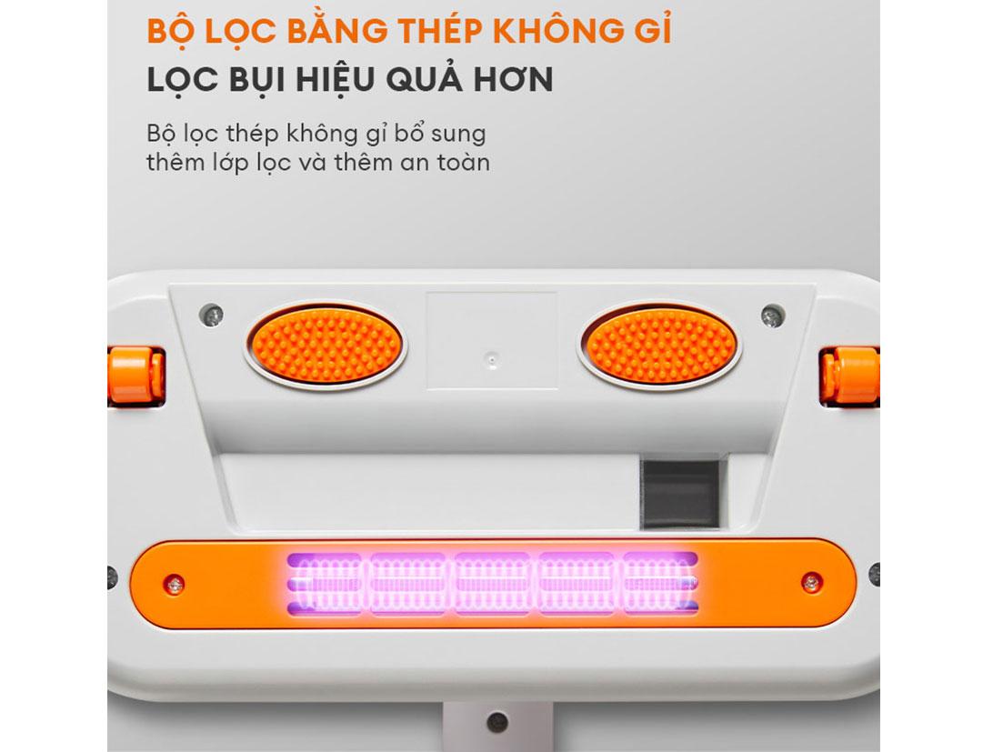 VCD10M-WH02A có bộ lọc bằng thép không gỉ