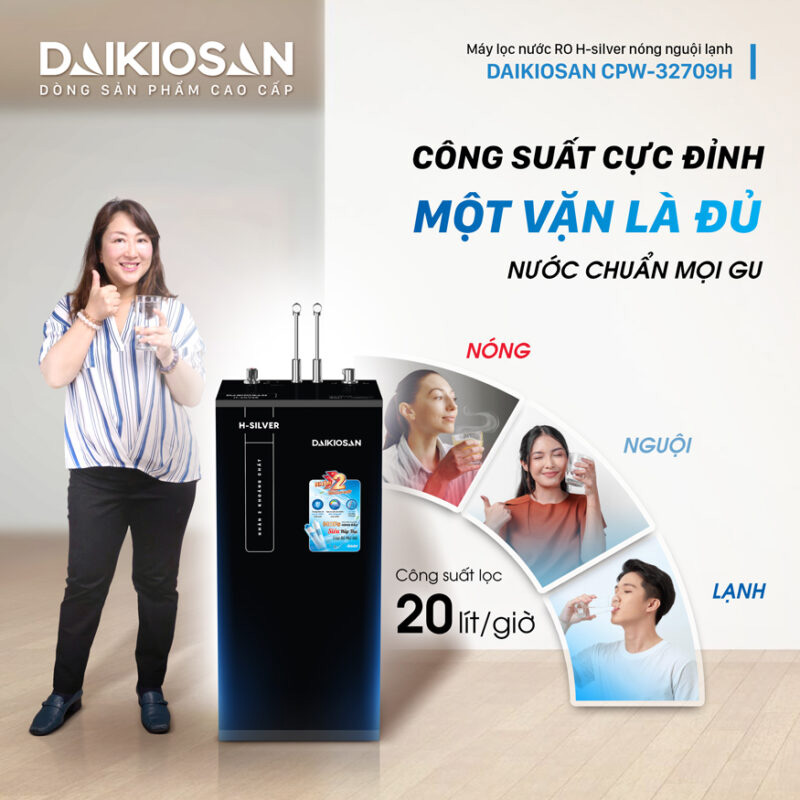 3 chế độ nước tiện lợi – Đáp ứng nhu cầu sử dụng hằng ngày