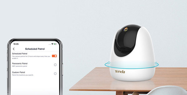 camera Tenda CP7 có kiểu dáng gọn nhỏ