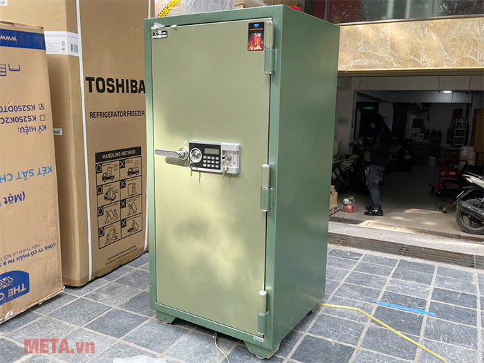 Ảnh thực tế của két sắt chống cháy Hòa Phát KS250K1DT