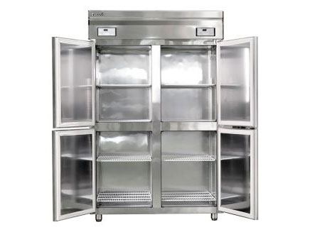 Tủ gồm 2 ngăn mát và 2 ngăn đông