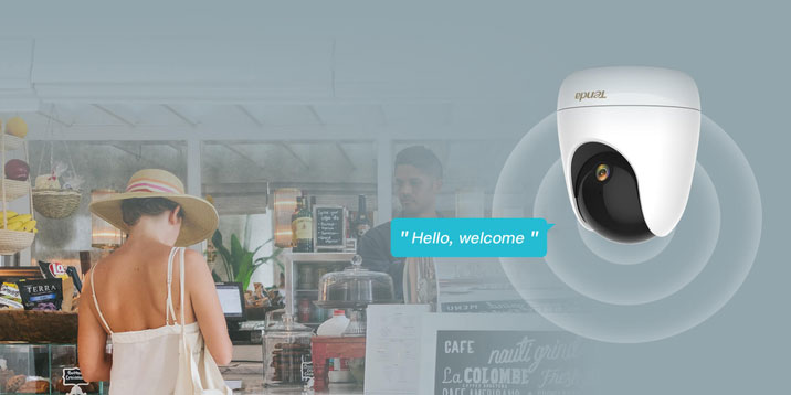 Tenda CP7 có khả năng đàm thoại 2 chiều