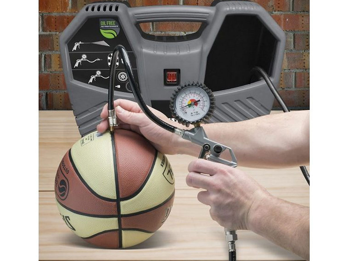 Ozito ACK-1100 phù hợp bơm hơi cho bóng rổ, các đồ chơi