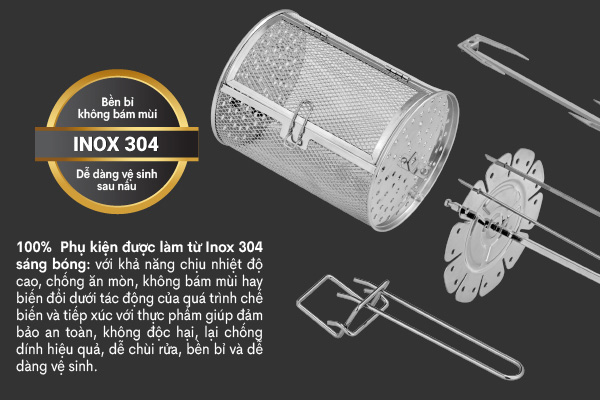 Phụ kiện làm bằng inox