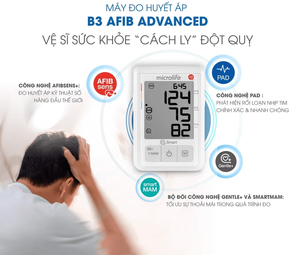 Đo huyết áp tự động, nhanh chóng và dễ dàng