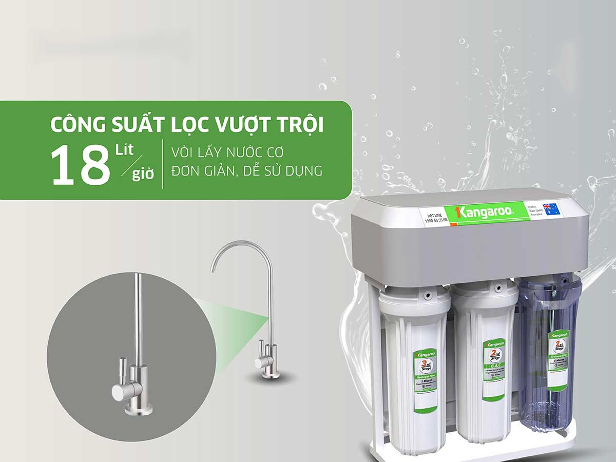 KGHP10K3 có công suất lọc vượt trội