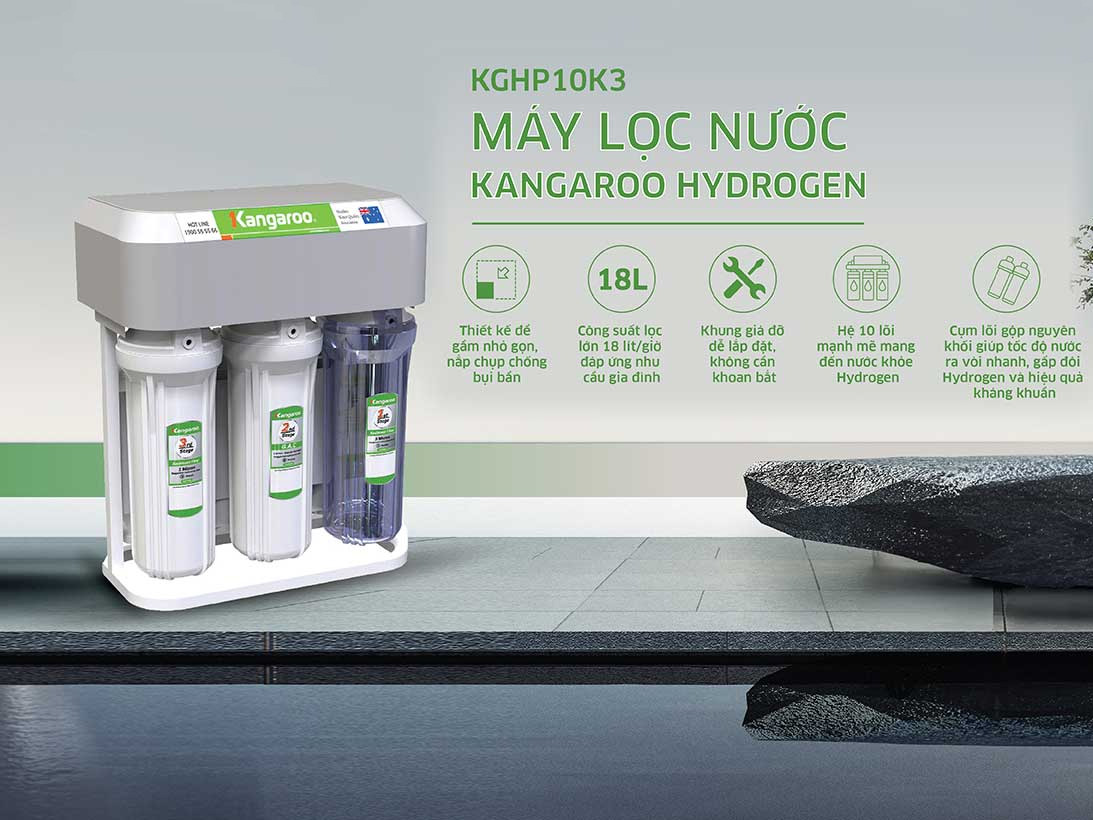 Máy lọc nước tạo nước Hydrogen tốt cho sức khỏe