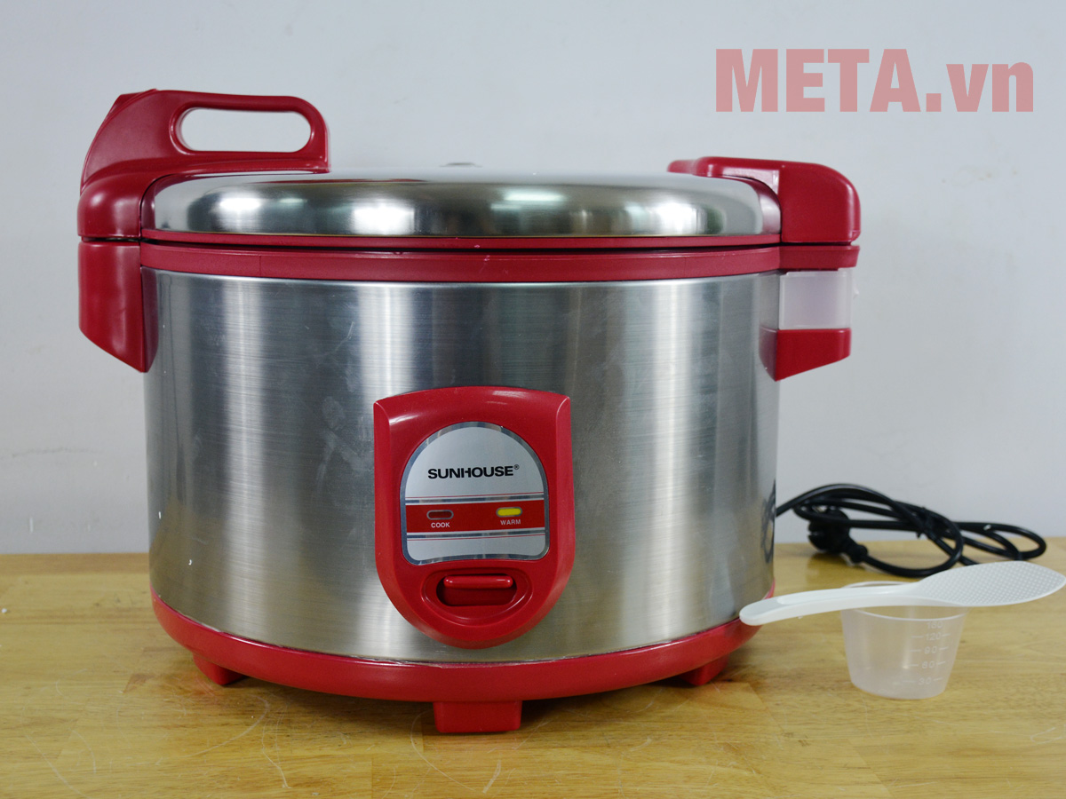 Nồi cơm điện Sunhouse SH 866 màu đỏ