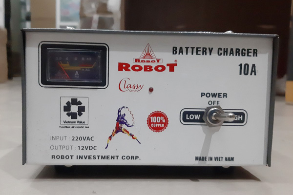 Hình ảnh sạc tăng giảm Robot 10A Classy