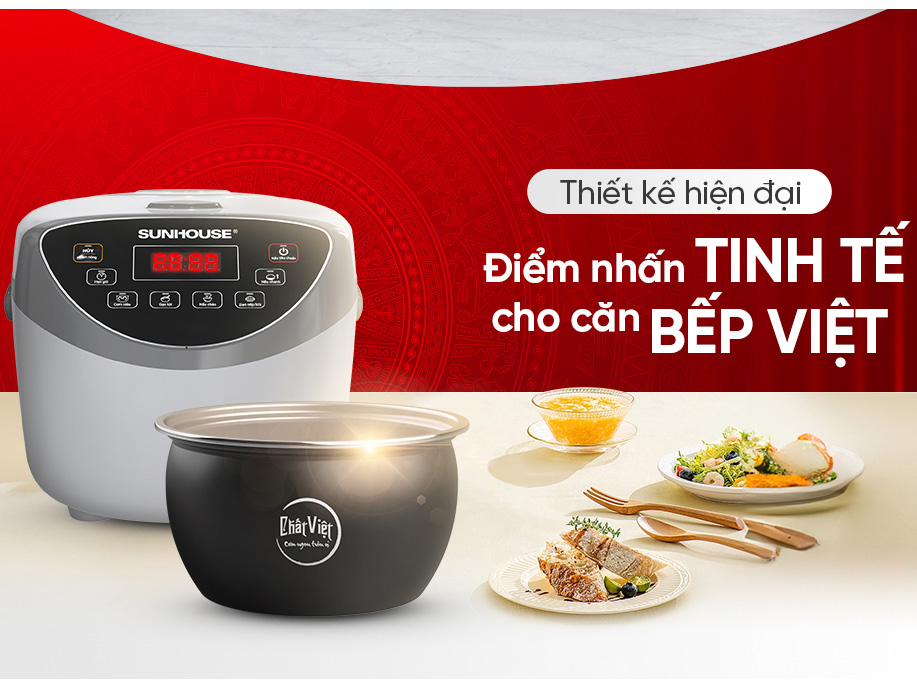 Nồi cơm điện tử Sunhouse SHD8912