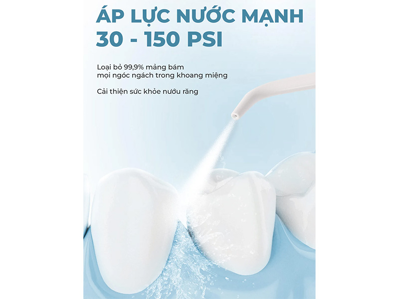 Áp lực nước mạnh mẽ