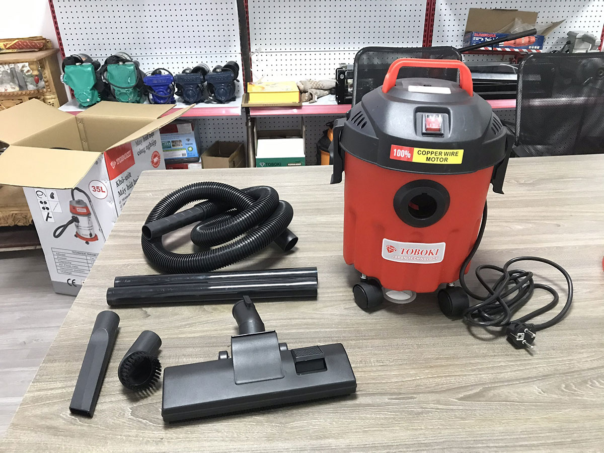 Máy hút bụi công nghiệp khô và ướt Toboki TK-16L