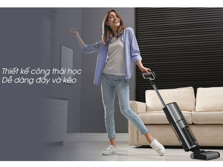 Máy hút bụi cầm kéo đẩy thoải mái