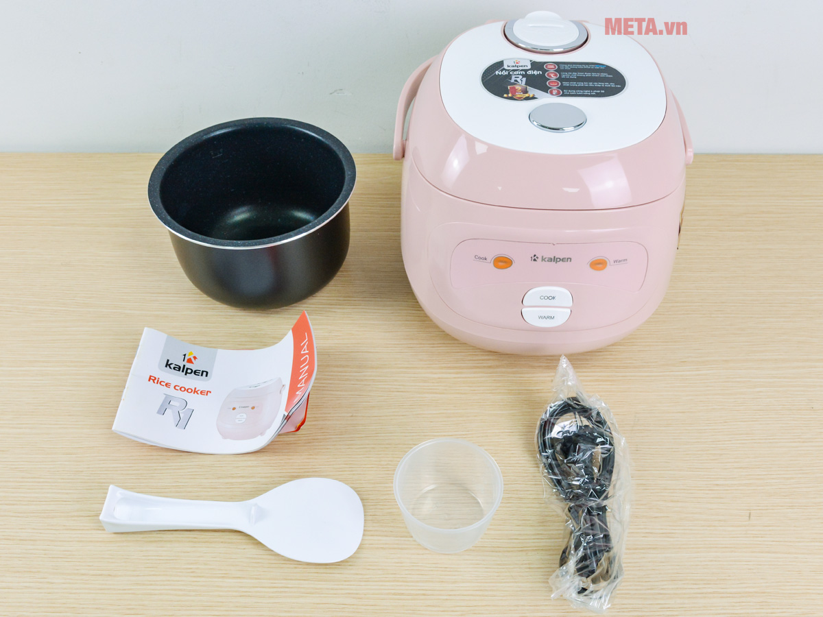 Trọn bộ nồi cơm điện Kalpen R1