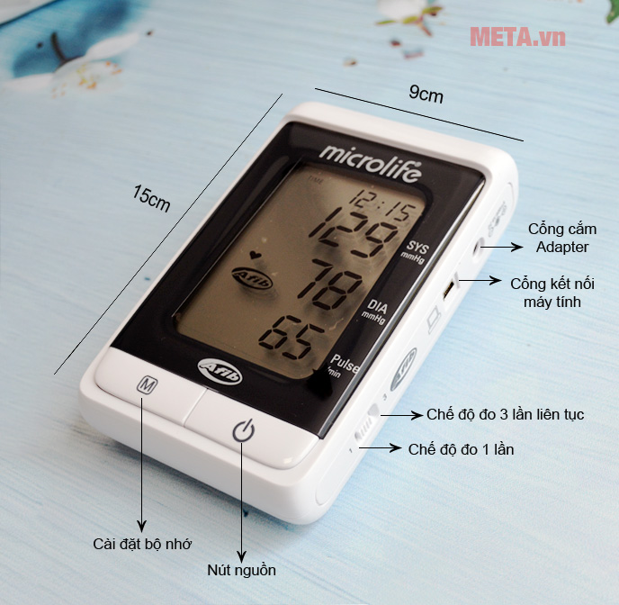 Máy đo huyết áp bắp tay Microlife BP A200 AFIB