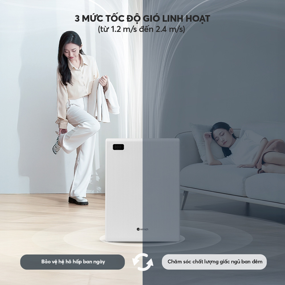 Hiệu suất lọc mạnh mẽ – Không gian sống luôn trong lành