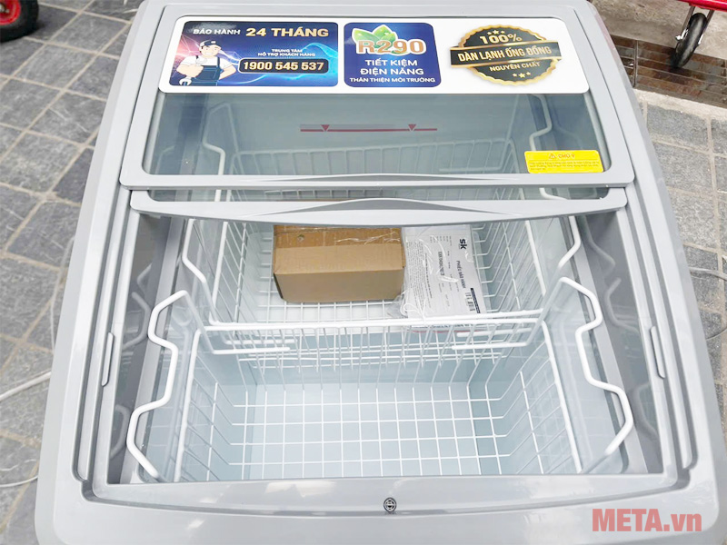 Tủ đông SK Sumikura SKF-220S/FS có dung tích 150 lít