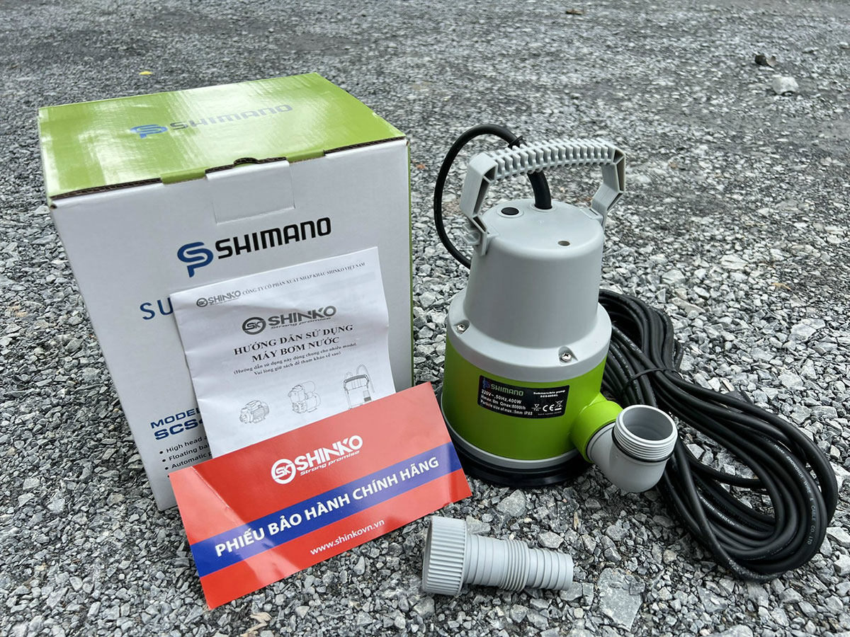 Shimano SCS400AL có thân bơm bằng nhựa