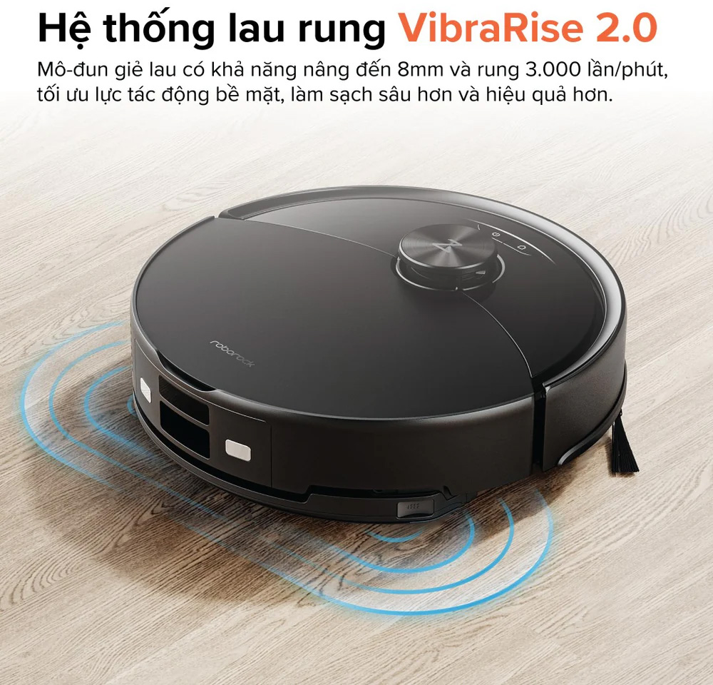 Hệ thống lau rung VibraRise 2.0 – Làm sạch sâu, linh hoạt