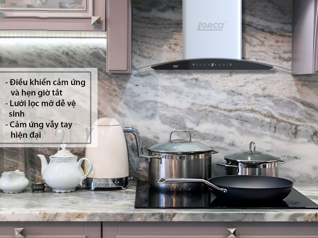 Lorca TA-2001E dùng điều khiển cảm ứng