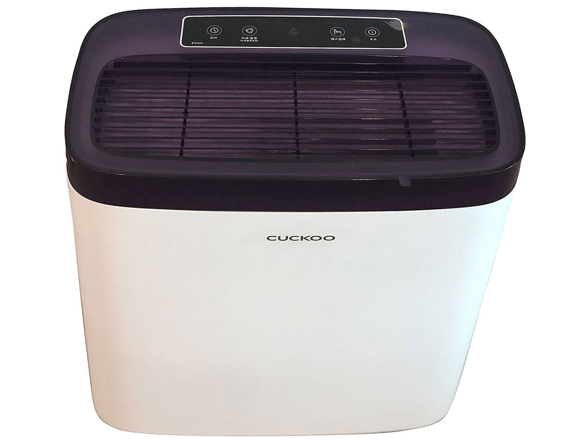 Cuckoo CAC-G0910FW có đèn led cảnh báo chất lượng không khí, thay thế màng lọc