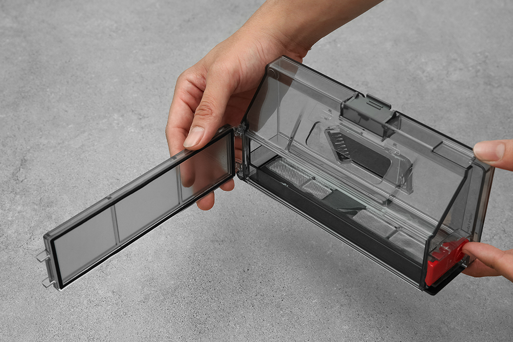 Robot hút bụi Midea dễ vệ sinh hộc chứa bụi