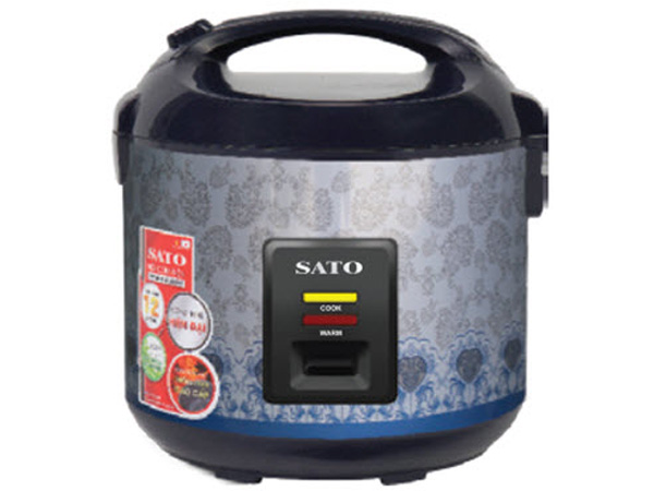 Nồi cơm điện Sato 30S032 có lòng nồi phủ chống dính dễ lau chùi