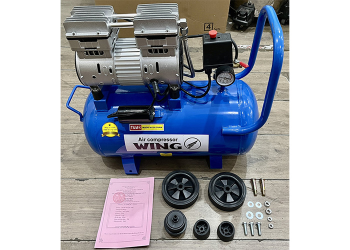 Máy nén khí Wing TW-OF750 màu xanh