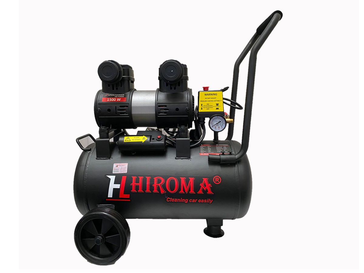 máy nén khí chính hãng Hiroma DHL-0530 Plus sở hữu kiểu dáng hiện đại, sang trọng