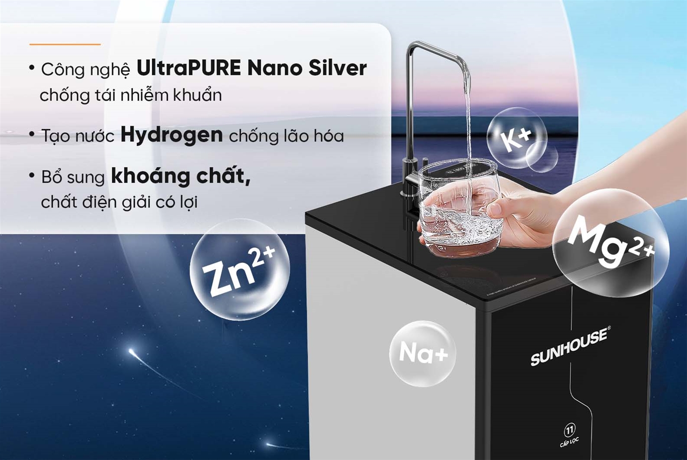 SHA8899KL chống tái nhiễm khuẩn nguồn nước