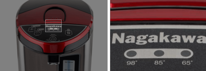 Giữ ấm nước cực tốt tới 98 độ C