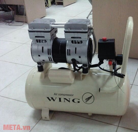 Máy nén khí không dầu giảm âm Wing TW-OF750 sở hữu thiết kế đơn giản, kiểu dáng gọn gàng