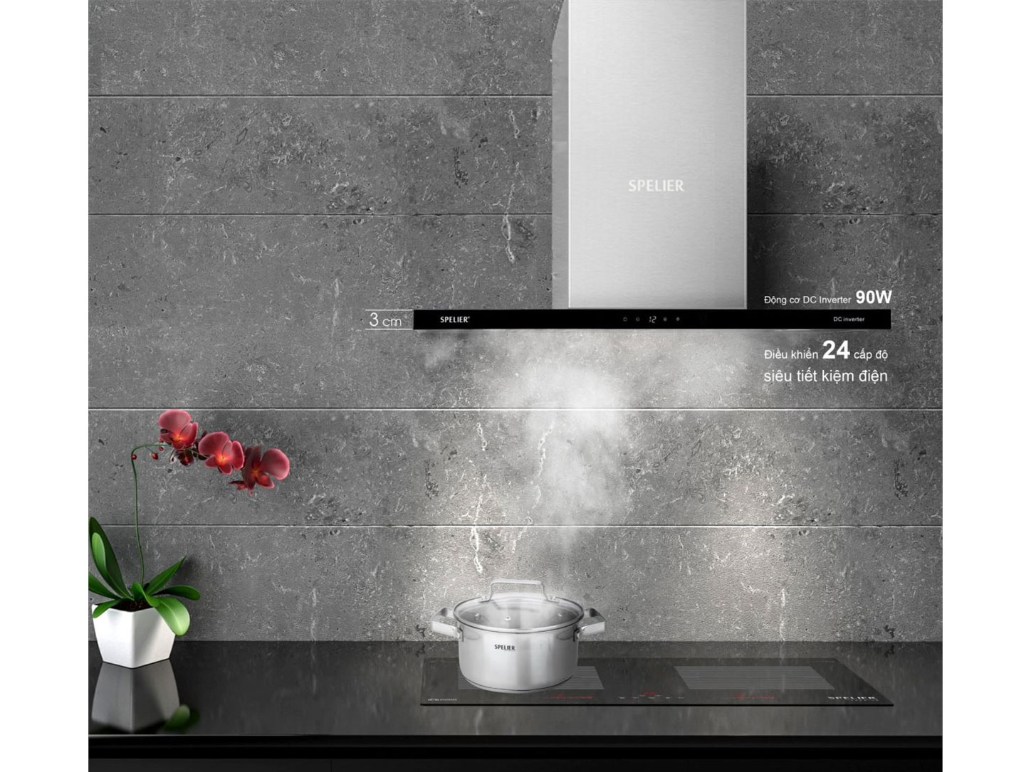 Spelier SP-110 có đèn chiếu sáng