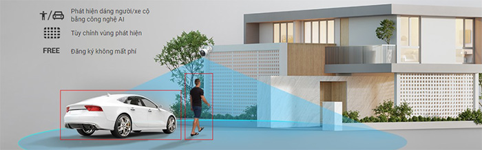 Camera IP Wifi Ezviz H3 tích hợp công nghệ AI thông minh