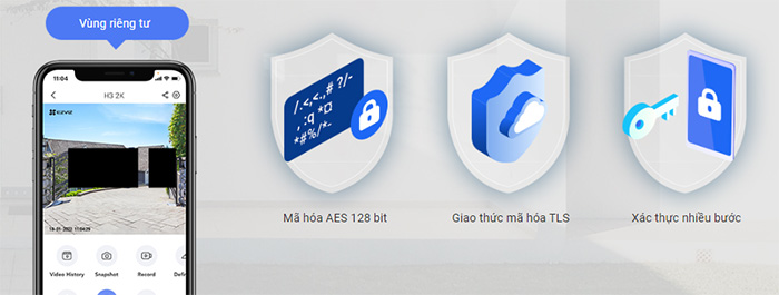 Thiết lập vùng riêng tư trên thiết bị di động