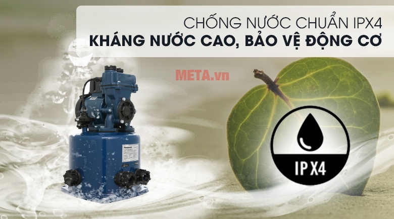 Panasonic A-130JTX 125W được hãng trang bị chuẩn chống nước IPX4