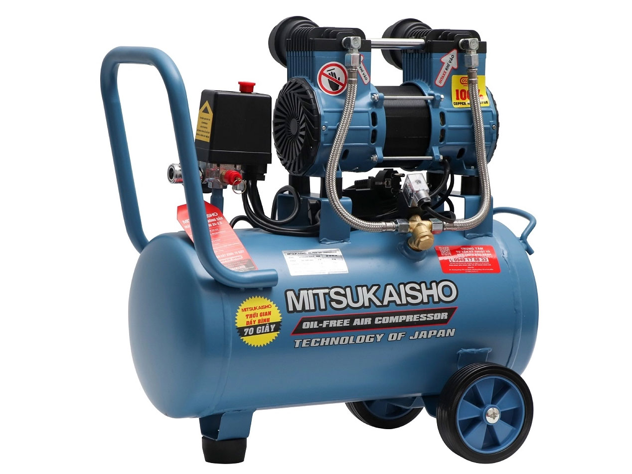 Máy nén khí không dầu nạp bình khí nhanh