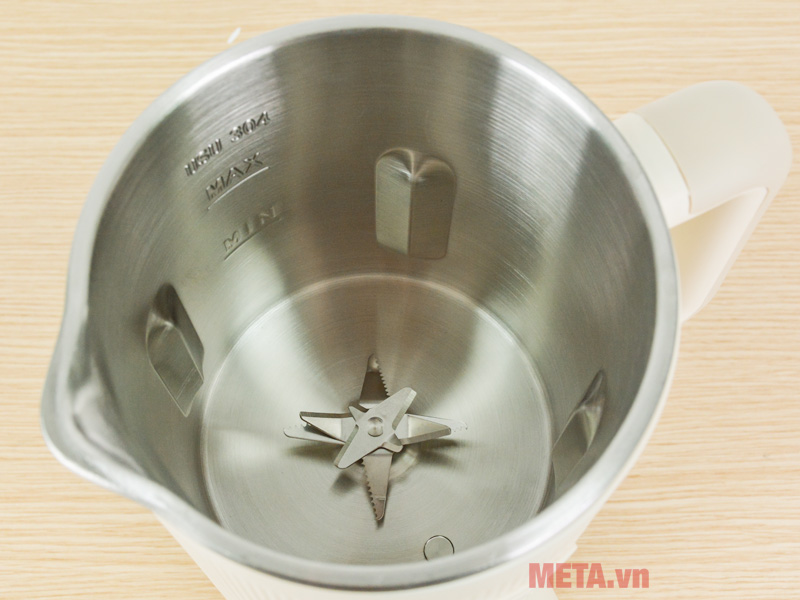 Máy làm sữa hạt Creen CR-1000 có dao xay inox sắc bén