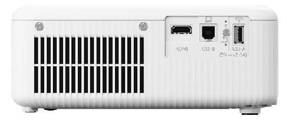 Máy chiếu CO-FH01 có cổng kết nối ở mặt sau