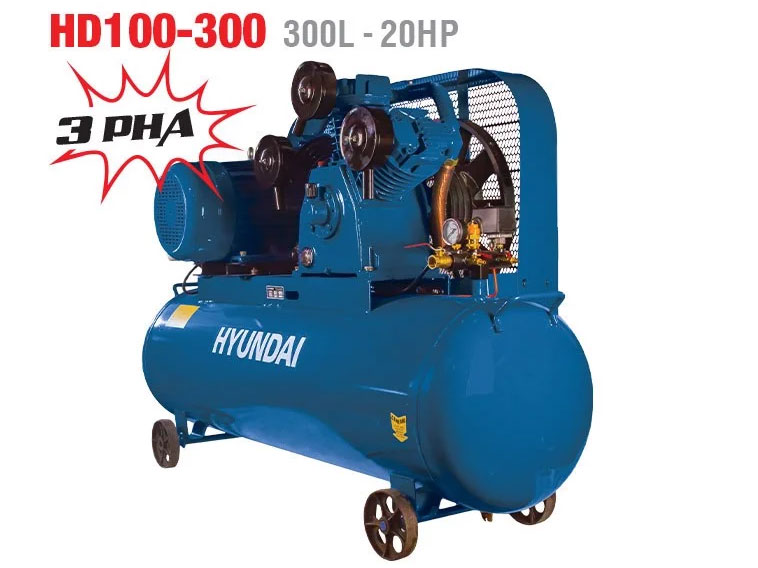 Máy nén khí Hyundai dùng điện 3 pha