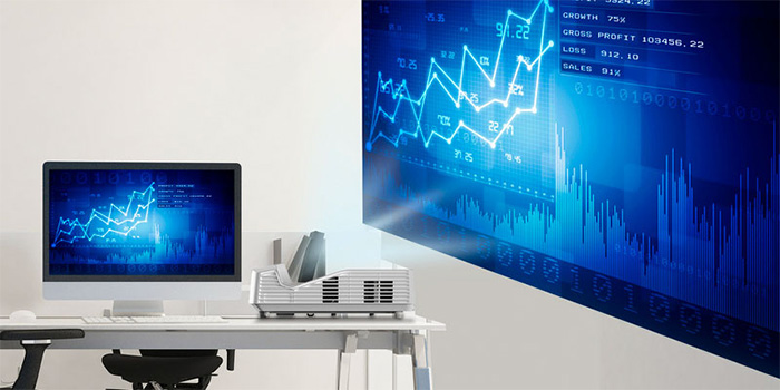 Máy chiếu Optoma HD36UST có thể chiếu khoảng cách gần