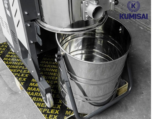 Thùng chứa bụi lớn tới 100 lít
