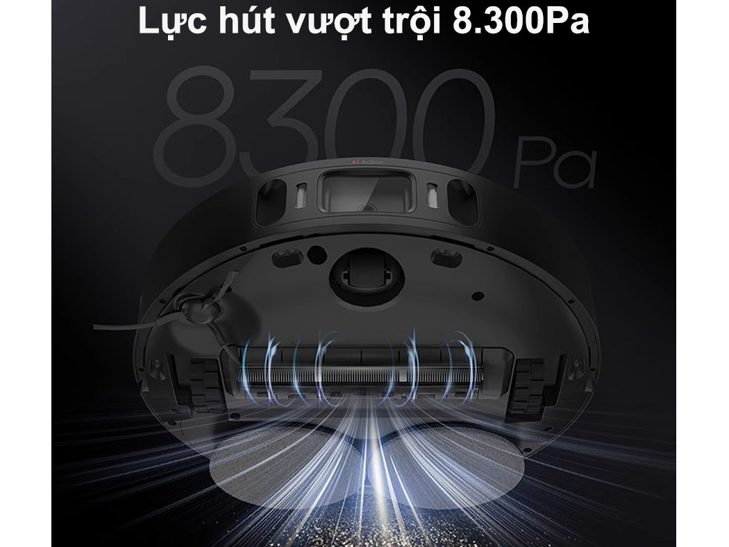 Robot hút bụi lau nhà Xiaomi có lực hút lớn