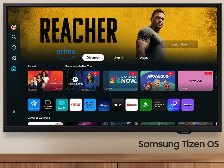 Samsung LS32H5000FKXXV có giao diện chính đơn giản