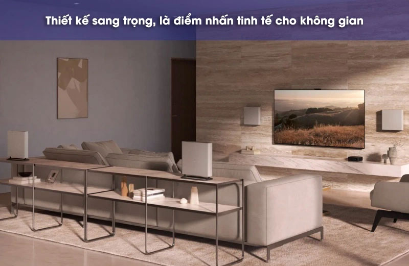 Loa Sony có thiết kế sang trọng