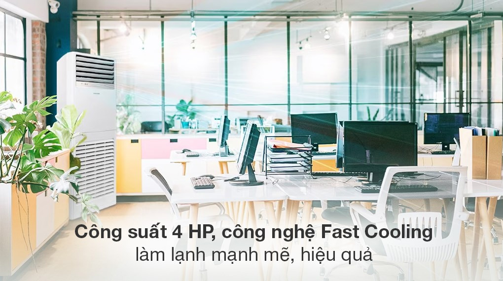 Công suất mạnh mẽ, làm lạnh nhanh