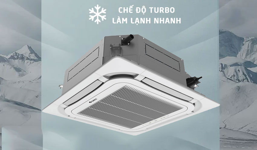 GCC42S6I/GMC42S6I có chế độ turbo làm lạnh nhanh