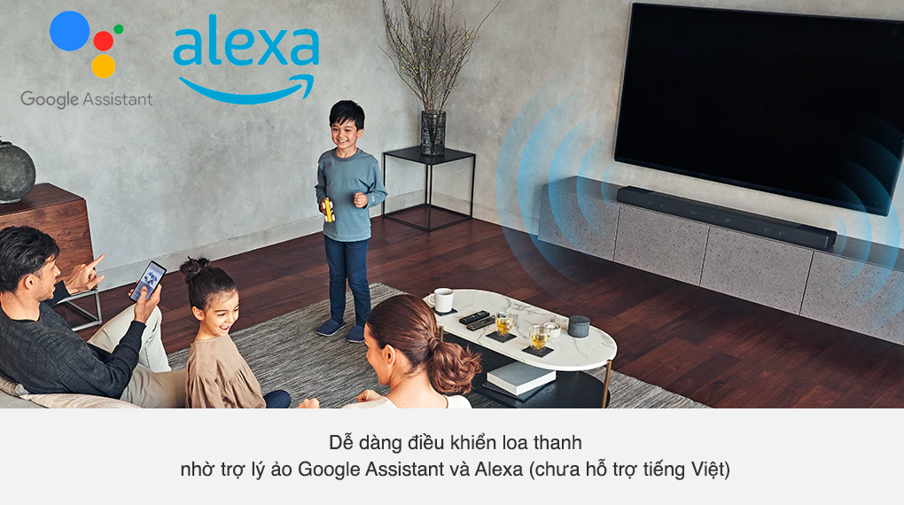 Loa thanh Sony HT-A7000 M1SP1 hỗ trợ điều khiển bằng giọng nói tiện lợi