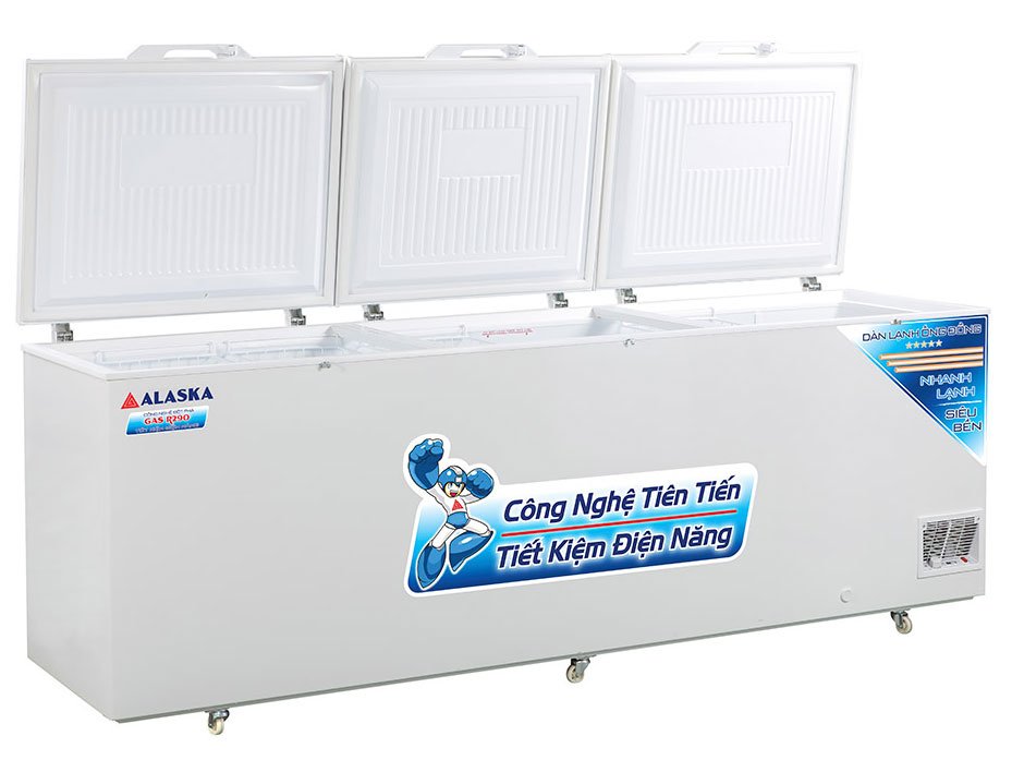 Tủ đông 3 cánh Alaska HB-1100C 915 lít có kiểu dáng hiện đại