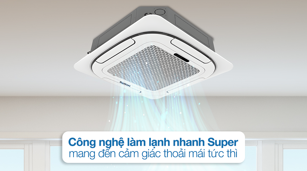 Điều hòa Nagakawa NT-A28R1U16 có chế độ làm lạnh nhanh Super